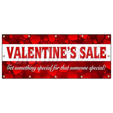 Signmission VALENTINES DAY SALE BANNER SIGN sale holiday valentine romantic love B-120 Valentines Day Sale